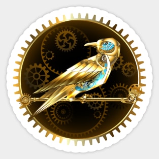 Mechanical Bird ( Steampunk Bird ) Sticker